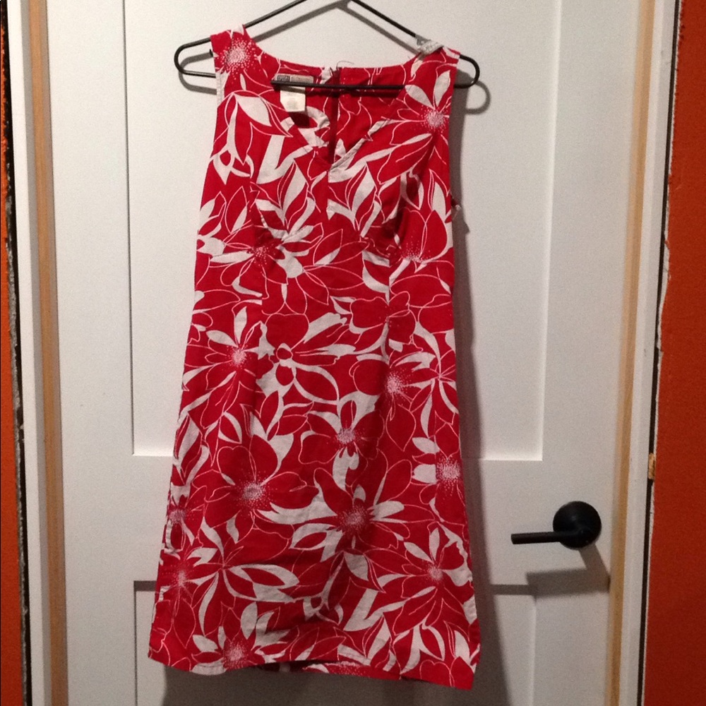 V-neck Floral Dress